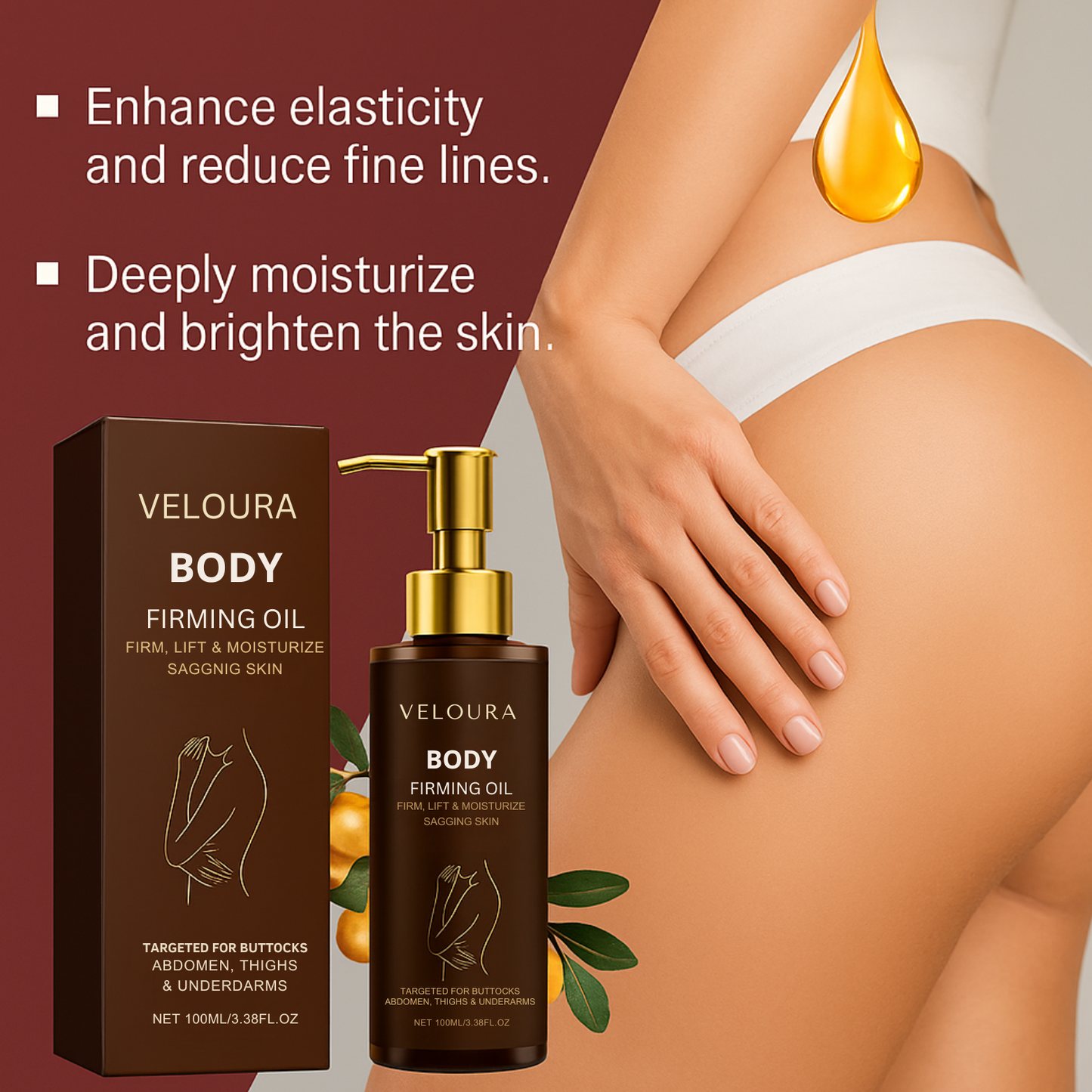 Veloura ~ Anti Cellulite Massage Oil
